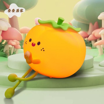 好柿花生七彩硅膠 拍拍小夜燈 宿舍臥室高顏值床頭 燈 創意 解壓氛圍燈 [PP0505061]