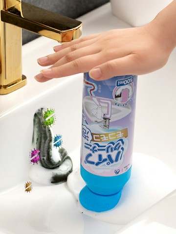 泡沫管道清洗劑疏通劑廚房下水強力清潔劑溶解劑下水道除臭劑