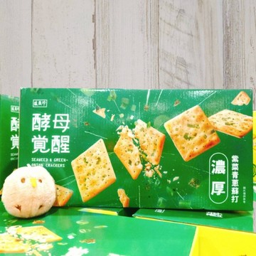 COSTCO 好市多 台灣 盛香珍 酵母覺醒 濃厚紫菜青蔥蘇打餅 濃厚 紫菜 青蔥 蘇打餅乾 酵母 覺醒 1525公克
