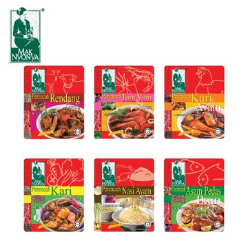 MAK NYONYA 南洋風味即煮醬 12入組 仁當乾咖哩/酸辣魚/南洋咖哩雞/冬蔭功/海南雞飯/南洋素咖哩