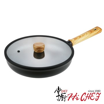 《掌廚HiCHEF》森岩 鑄造不沾鍋平底鍋 28cm (IH爐/電磁爐可用)