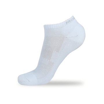 抑菌全氣墊除臭襪-船襪 - L白