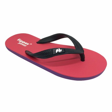Fipper Junior Pink/Black 兒童拖鞋 橡膠防水沙灘鞋 涼鞋 人字拖 夾腳拖 童鞋