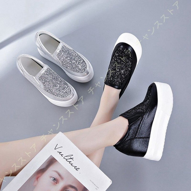 厚底 インヒール スニーカー スリッポン 軽量 レディース 小さいサイズ 美脚 履きやすい シークレット 歩きやすい カジュアルシューズ おしゃれ 厚底 靴 通販 Lineポイント最大0 5 Get Lineショッピング