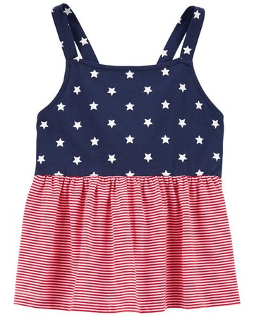 Kid 4th Of July Jersey Top