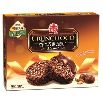 義美杏仁巧克力酥片（牛奶巧克力）280g