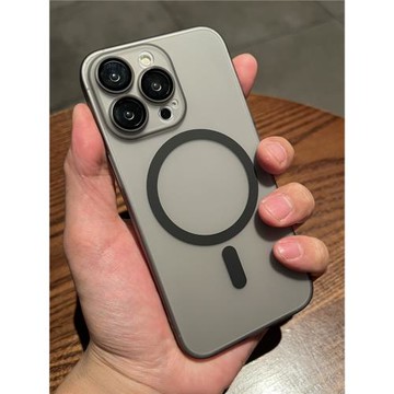 簡約蘋果無線充電膚感全包磁吸