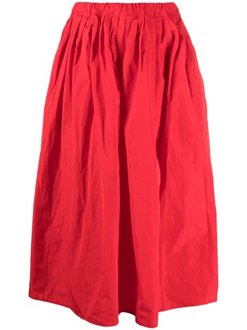 Sofie D'hoore - Sheapota pleated midi skirt - women - Polyester - 38 - Red