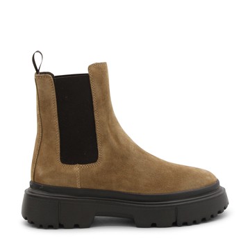 Hogan - Brown Suede H619 Chelsea Boots