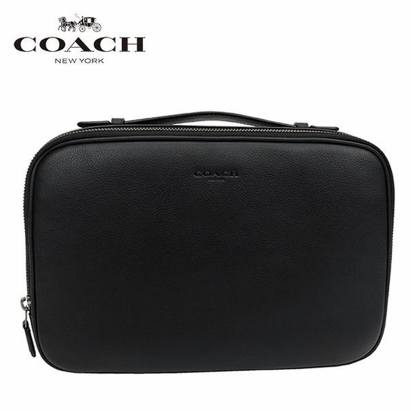 コーチ メンズ セカンドバッグ COACH クラッチバッグ ポーチ 本革