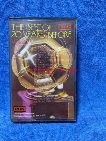 The Best Of 20 Years Before 第二集原版磁帶 1979年正版復古收藏 歌詞本裝飾品 懷舊老磁帶 經典音樂收藏 不退不換