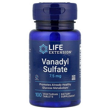 Life Extension, 硫酸氧釩，100 片素食片