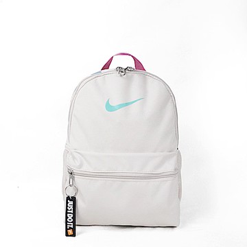 Nike Brasilia Jdi [DR6091-104] 後背包 大童 運動 休閒 女款 隨身包 灰粉