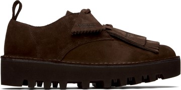 Engineered Garments 棕色 Clarks Originals 联名 Desert Khan EG 德比鞋