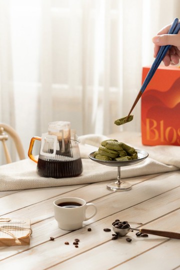 【早鳥預購】【春之盛】包種茶酥咖啡禮盒 | 酒漬咖啡 - 春和款