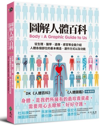 圖解人體百科：從生理、醫學、遺傳、感官等全面介紹人體各個部位的基本構造、運[二手書_良好]