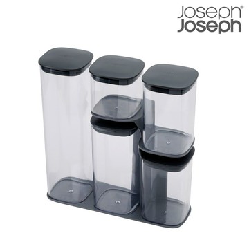 Joseph Joseph  好拿取收納罐五件組(附立架)