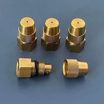 💯店長推薦💯高壓內牙黃銅噴頭霧炮水車可調霧化噴霧器噴槍打藥機噴嘴農用殺菌