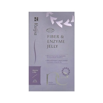 露奇亞 Fiber Enzyme 蔬果酵素順暢果凍 10條 x 20g 全素  200g  1盒