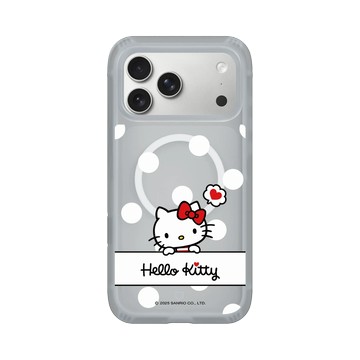 iPhone 17 Pro Max AirX 流變灰 - 三麗鷗-Hello Kitty - 普普風圓點