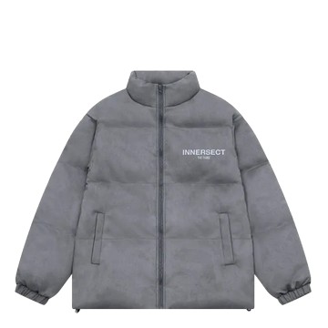 EDC INNERSECT FOG JERRY LORENZO SUEDE JACKET CHARCOAL GRAY