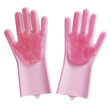 寵物用品 狗狗猫咪洗澡手套 大小型犬搓澡的手套 廚房矽膠洗碗手套 家務清潔手套