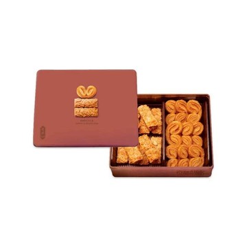 【奇華餅家】蝴蝶千層酥禮盒(蝴蝶酥2片裝*6+杏仁千層酥2片裝*6)(春節禮盒)