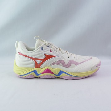 Mizuno V1GA251261 Wave Momentum ELITE 男女排球鞋 白灰x紅黃【iSport愛運動】
