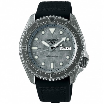 SEIKO 精工 5 Sports 系列槍灰仿舊版機械錶 送禮 推薦-42.5mm (SRPE79K1/4R36-09A0H)