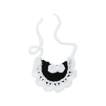 [韓國] [娃娃配件] 花邊針織圍兜 / 3色 / Lace Knitted Bib