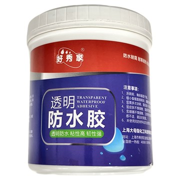 好秀家 透明防水膠 黏性高 韌性強 1kg  1個