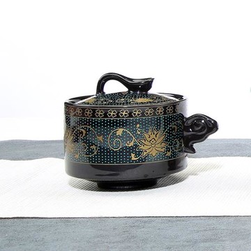 時來運轉石磨茶具蓋子單個紫砂壺蓋單賣通用型不燙手功夫茶具配件