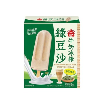 [家速配]義美綠豆沙牛奶冰棒