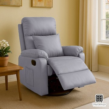 Hampton 漢汀堡 尼克斯旋轉躺椅-鐵灰色(含腰枕)