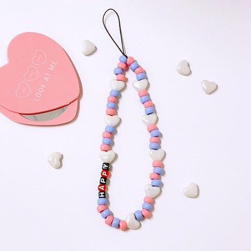 心心相印 手機繩 Phone Strap