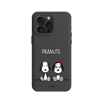 iPhone 15 Pro Max SolidX 黑 - 史努比 Snoopy - With Belle