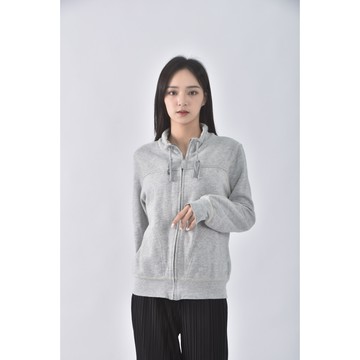 (S) lativ質感運動棉質連帽灰色外套二手衣