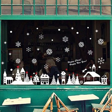 JB Design - 時尚壁貼-聖誕小屋 (60cm*90cm)