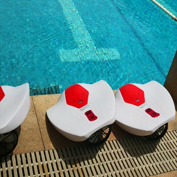 PVC動力浮板水上樂園飛行器站立式槳板海上瑜伽劃水板電動滑板