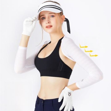 高爾夫女裝時尚夏季GOLF防曬披肩女薄款戶外冰絲長袖透氣舒適防UV