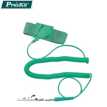又敗家@台灣ProsKit寶工可調式壓扣鬆緊帶型防靜電手環8PK-611D(接地線長10呎/3米/3M;採用導電紗編織)抗靜電手脕帶手繩手腕帶【全館299超取免運】【APP下單點數4倍送】