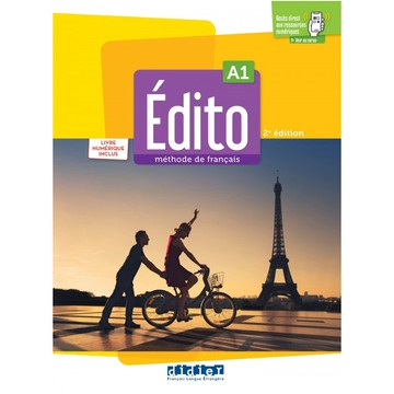 [華通書坊][法語]Édito A1 (2022), (課本/練習本) + digital book 9782278104468/9782278104529