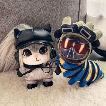 心動販賣機💕露娜 哈基蜂蜂醫 威蟲 15CM毛絨公仔 玩偶擺件 包包掛飾 遊戲周邊🛒夏季新品 送女友 交換禮物