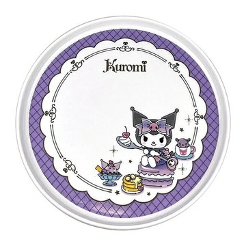 【震撼精品百貨】酷洛米_Kuromi~日本SANRIO三麗鷗 酷洛米陶瓷描金圓盤 (紫甜點款)*88092