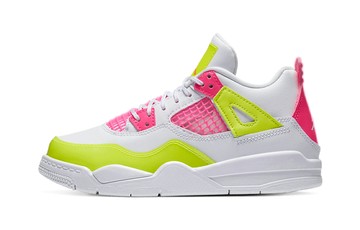 JORDAN 4 RETRO WHITE LEMON PINK PS