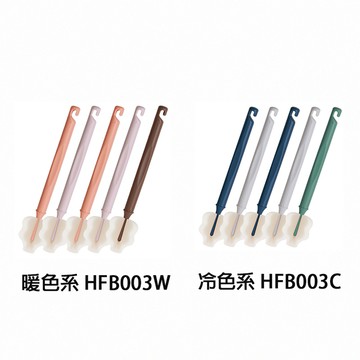 正韓 hibee 極柔細水壺/杯子/保溫瓶/奶瓶 萬用海綿刷(5入組)_雲朵款_HFB003