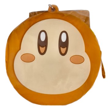 T'S FACTORY 矽膠迷你袋  75 x 75 x 33mm  瓦豆 橘色 + 米色