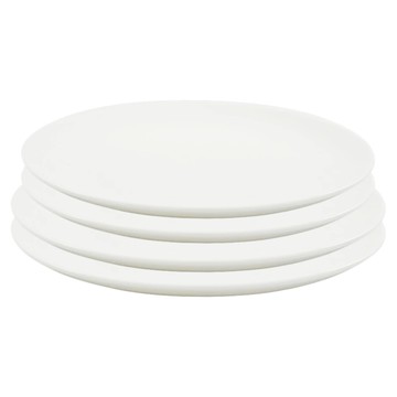 ERATO 日常餐盤組  1套  4件組圓形餐盤  白色