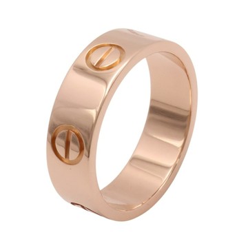Cartier 卡地亞 LOVE #51 戒指 18K玫瑰金 B4084800 【二手名牌BRAND OFF】