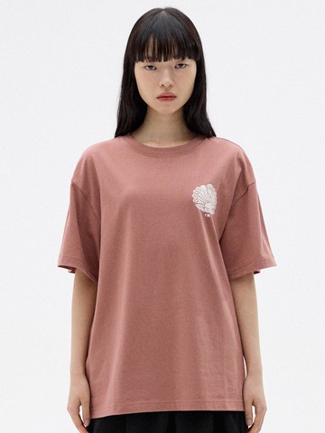 Shell Graphic Overfit T-Shirt [MOCHA]